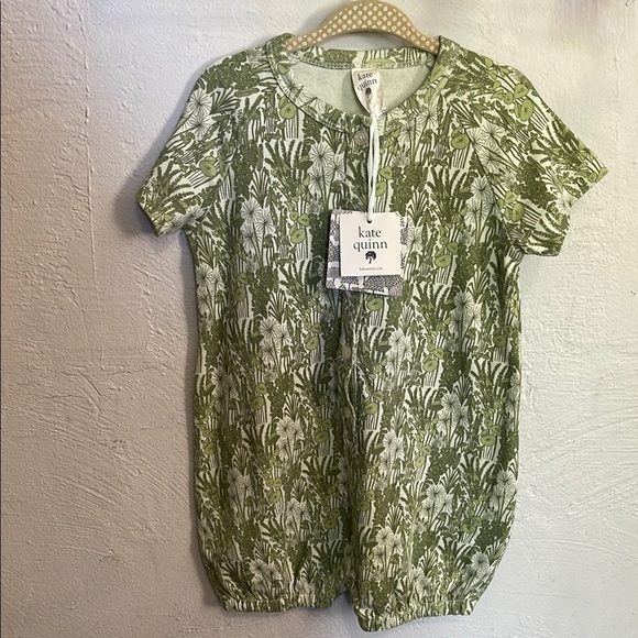 Kate Quinn Green Patterned Women's Top - Picture 1 of 5